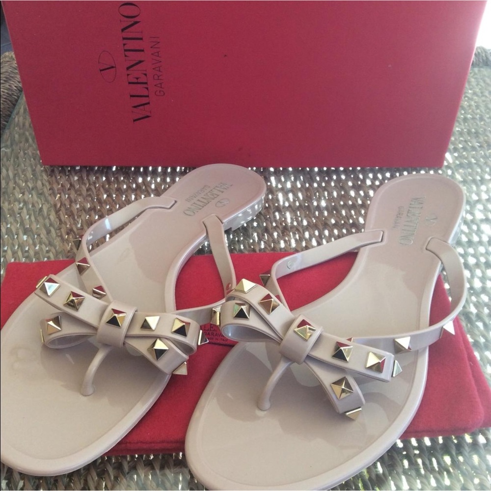 VALENTINO JELLY ROCK STUD SANDALS - Picture 2 of 8